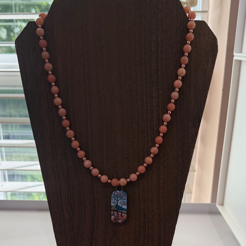 Handmade Necklace with Artisan Crafted Pendant